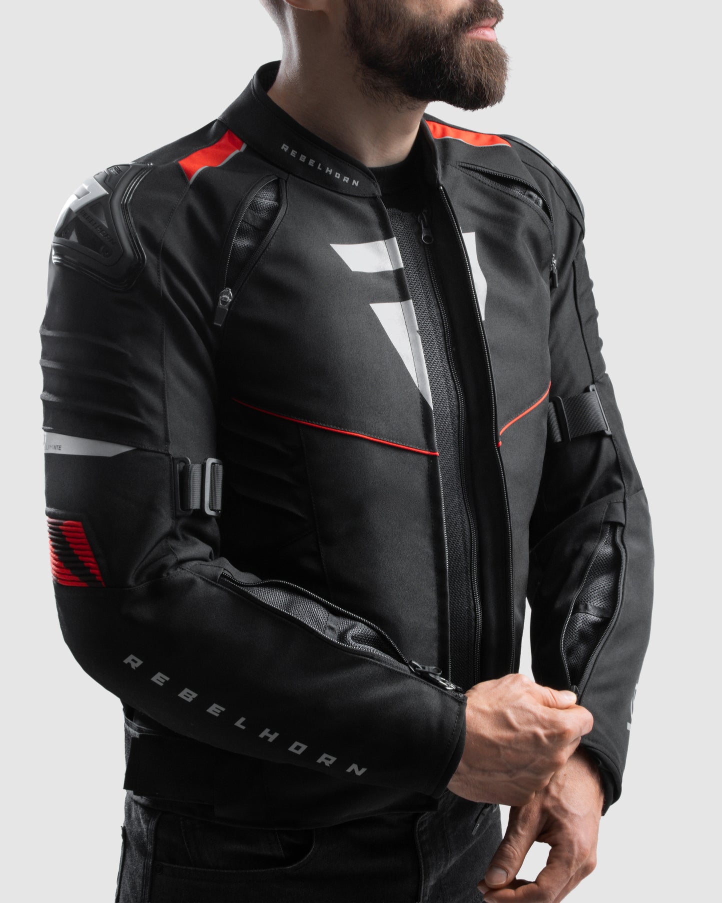 Vandal 2 TEX Veste Moto Rouge