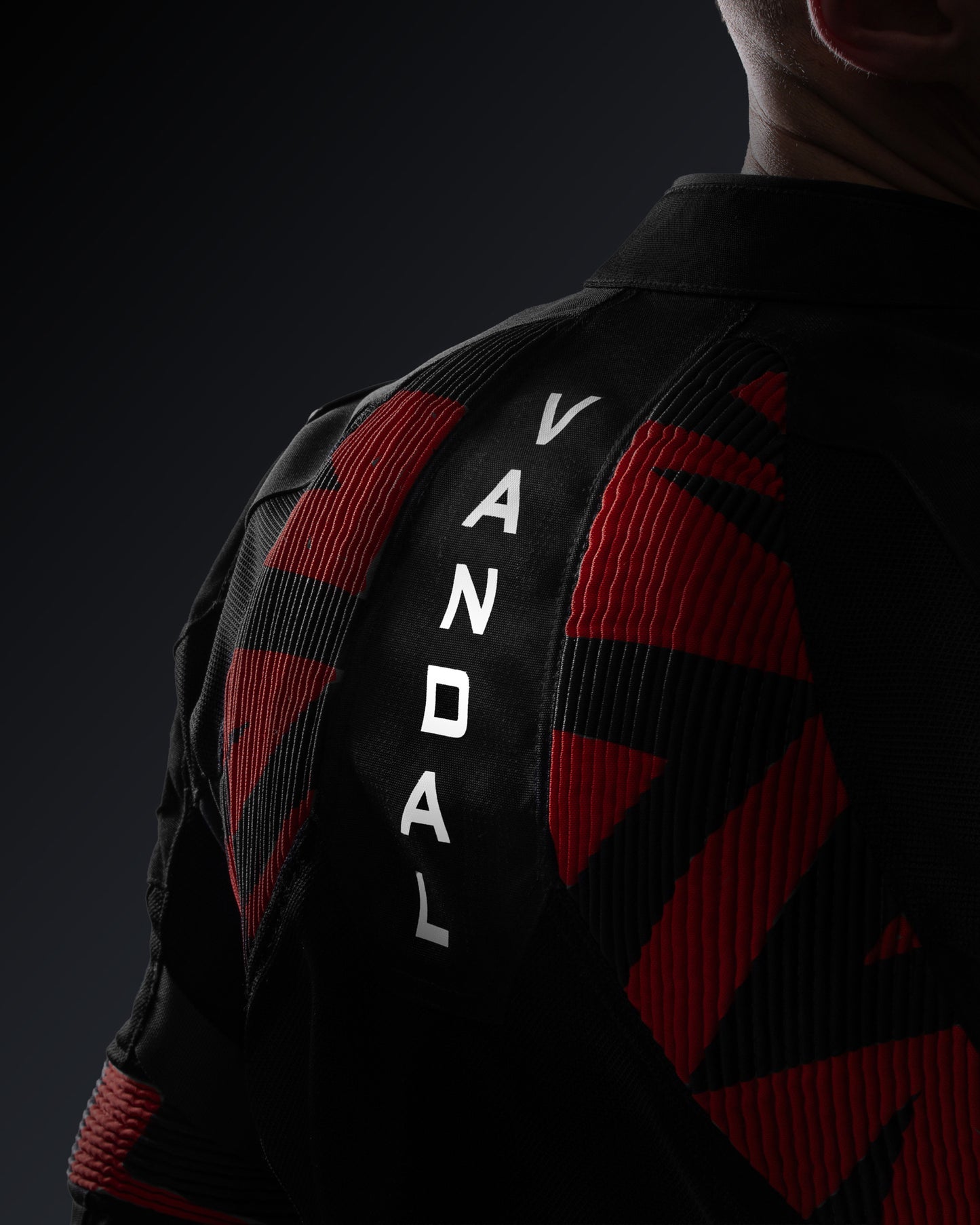 Vandal 2 TEX Veste Moto Rouge