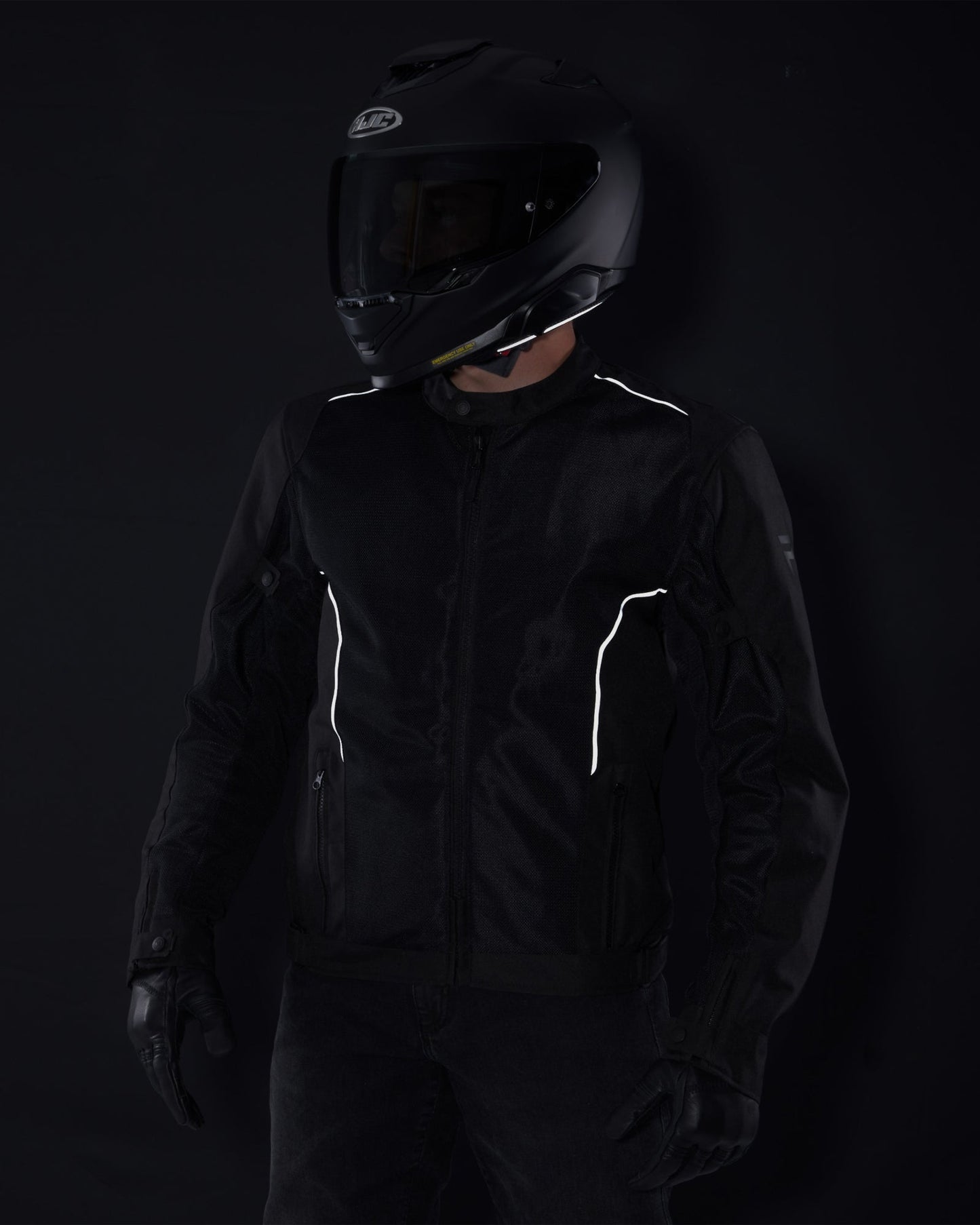 Wave Blouson Moto Noir