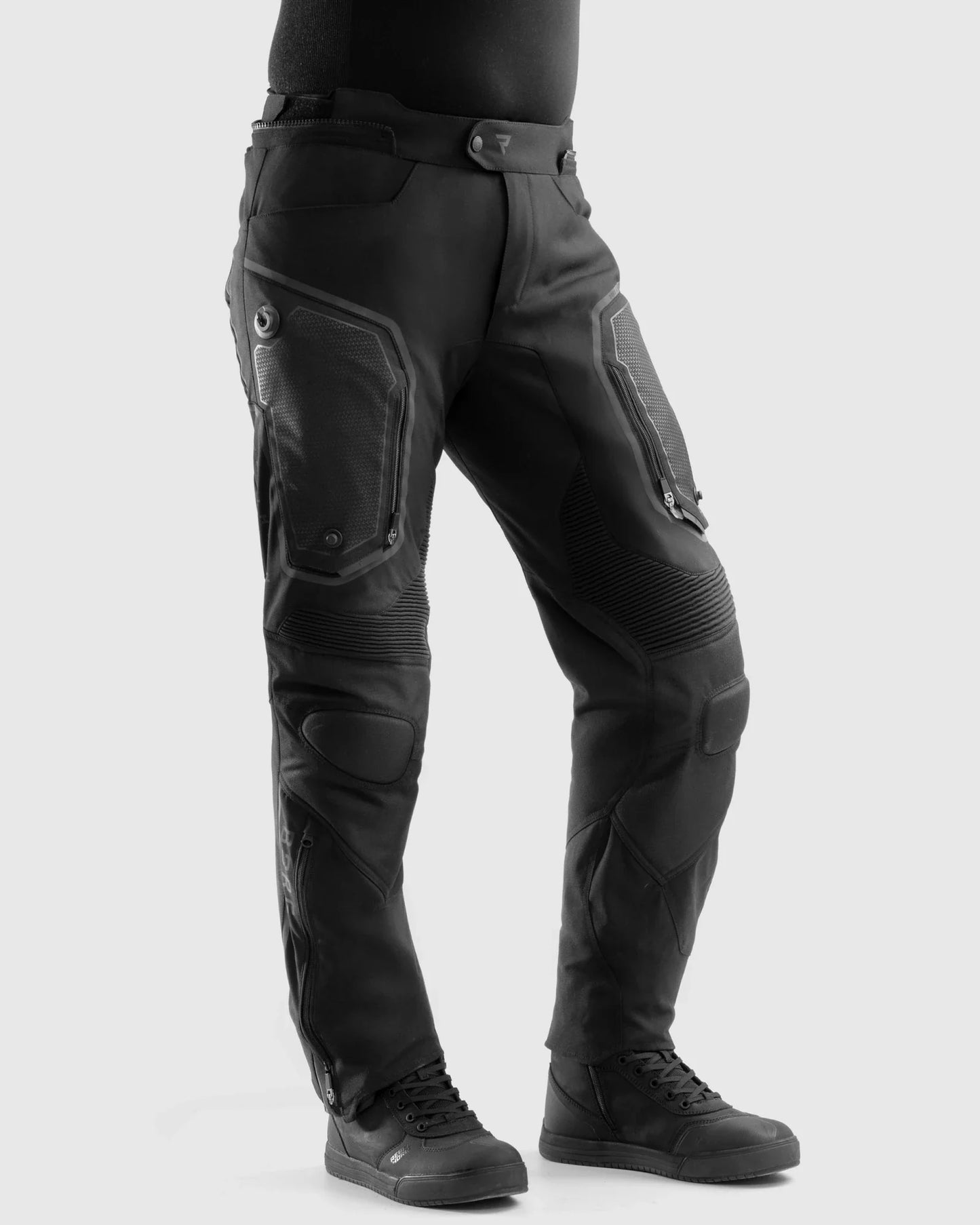 Borg II Pantalon Moto Noir Jambe Longue
