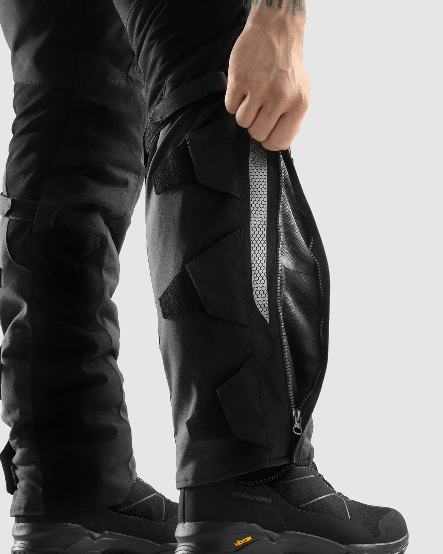 Hardy 3.0 Pantalon Moto Noir Jambe Courte