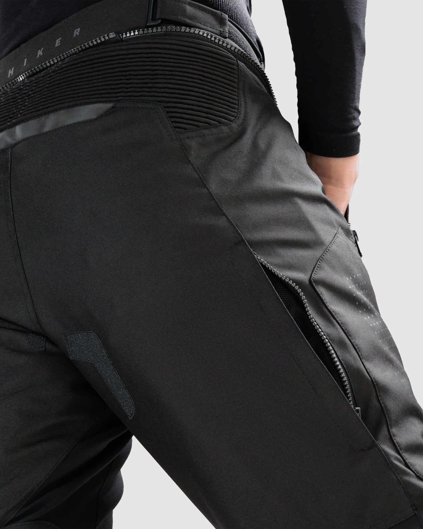 Hiker IV Pantalon Moto Noir Jambe Longue