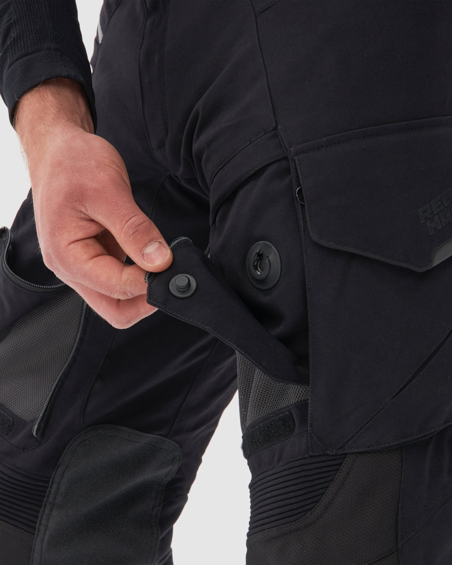 Range Pantalon Moto Noir