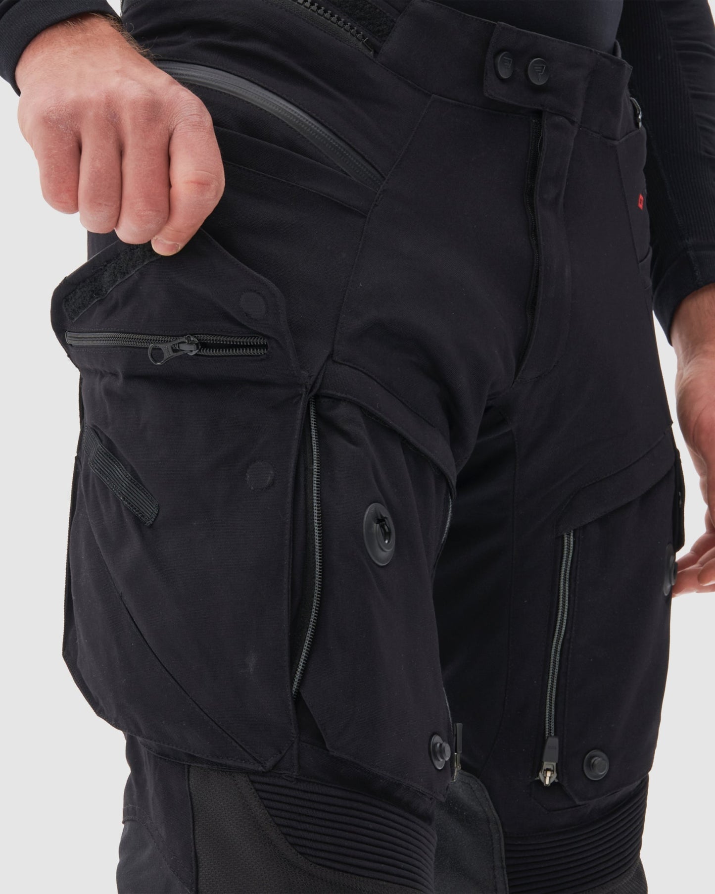 Range Pantalon Moto Noir