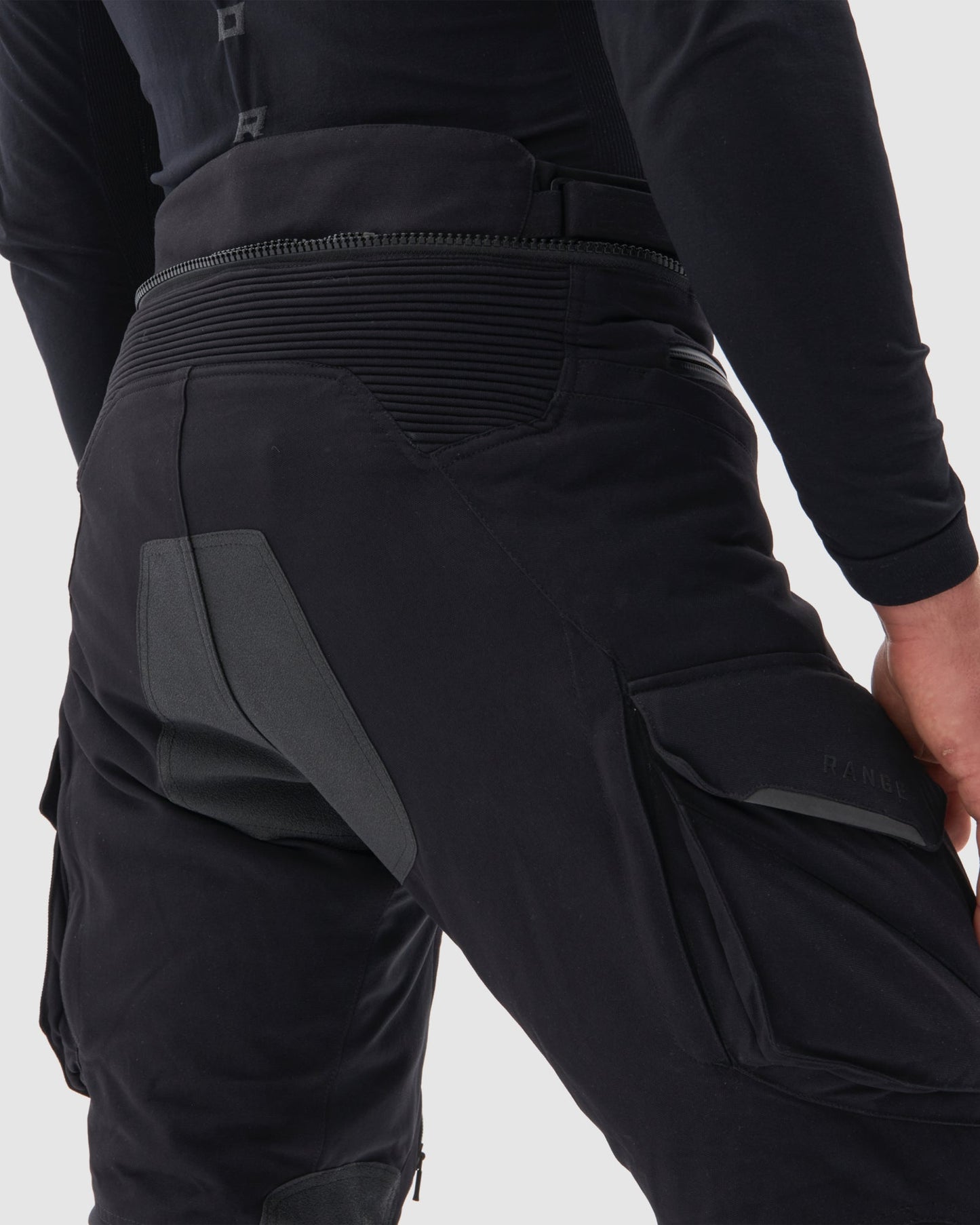 Range Pantalon Moto Noir