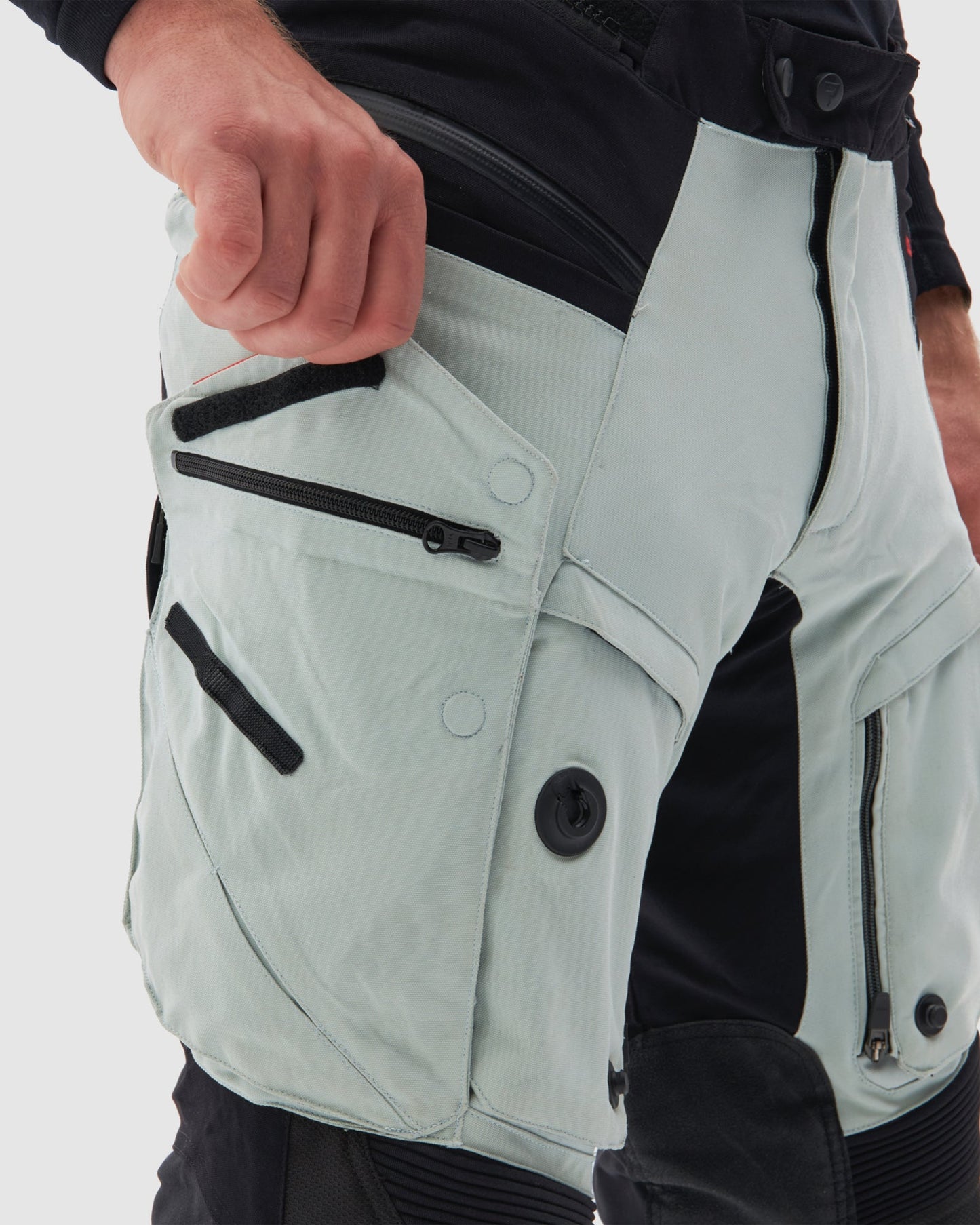 Range Pantalon Moto Gris