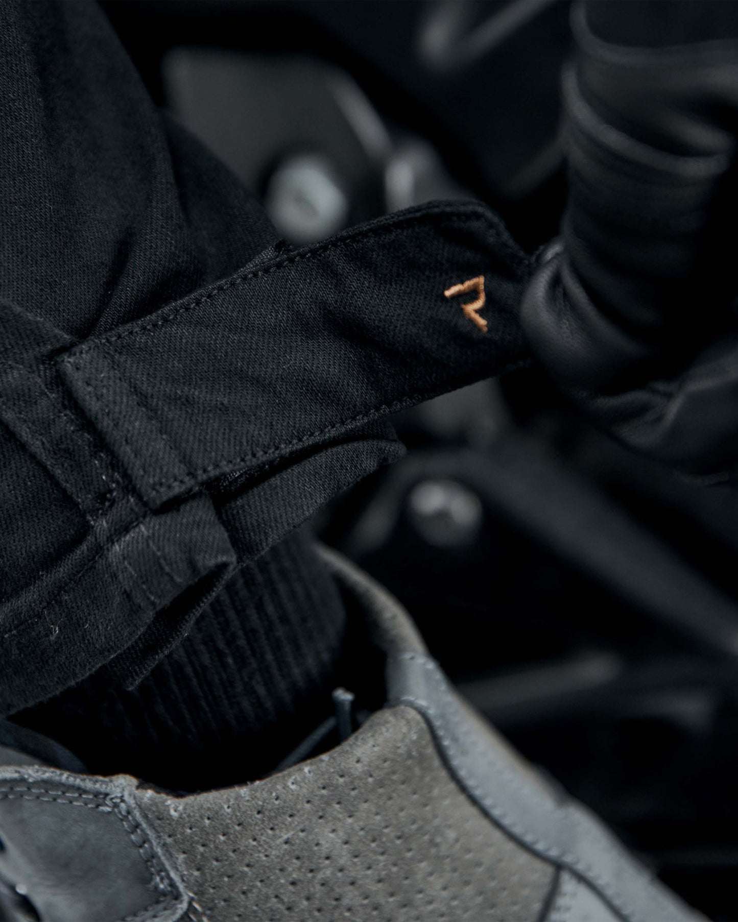 Urban III Jean Moto Délavé Noir