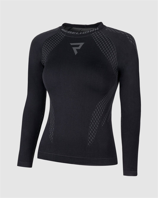 Active II Femme Maillot Thermique Noir