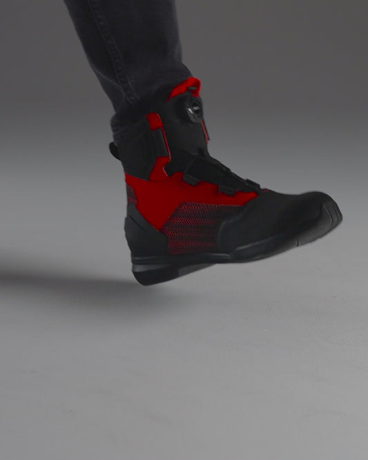 Core Bottes Moto Rouges