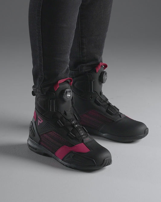 Core Bottes Moto Roses